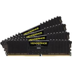 Corsair 64 GB - DDR4 RAM Memory Corsair Vengeance LPX Black DDR4 3600MHz 4x16GB (CMK64GX4M4D3600C18)