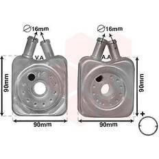 Van Wezel ölkühler, 58003106 passend Motoröl