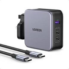 UGREEN nexode 140w usb c charger 3 in 1 power adapter multi port wall plug 3225