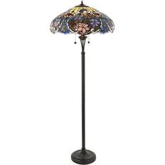 Loops 1.5m Tiffany Twin Floor Lamp