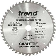 Trend CSB/CC19048T 190 x 20mm 48t Craft Saw Crosscut Blade