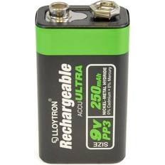 Lloytron Rechargeable PP3 9V Ni-MH 250mAh Battery Green