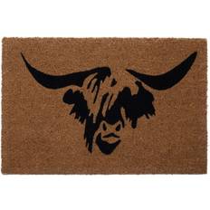 Premier Housewares Highland Cow Brown, Green