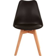 Premier Housewares Stockholm Black Kitchen Chair