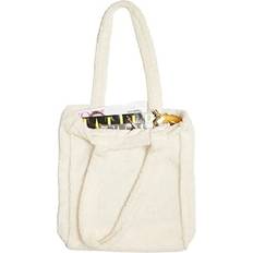 OHS Teddy Fleece Tote Shopping Carrier Reusable Bag