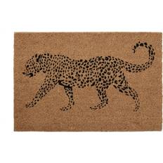 Premier Housewares Leopard Door Mat Natural