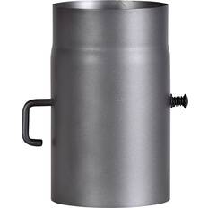Caminetti Kleining Tubo per Stufe 250mm Ø150mm Gr con Sportello di Regolazione