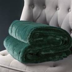 Paoletti Empress Blankets Green (180x130cm)