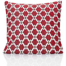 Alan Symonds Berkley Geometric Chenille Complete Decoration Pillows Red