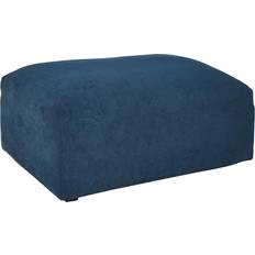 Loose Covers Sure Fit Stretch Pique Oversized Ottoman Loose Sofa Cover Blue (114.3x73.7)