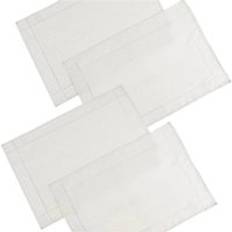 Gr8 Home Set Of 4 Wedding Place Mat White