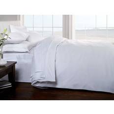 White flat sheet Rapport Egyptian Cotton Single Bed Sheet White