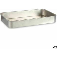Premium Sølv Aluminium 28.5 x 6.5 x 46 cm Set of 12