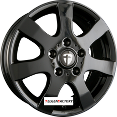 16" - 5/100 Autofelgen Tomason felgen tn3f 6,5x16 et50 5x120 black painted 16zoll