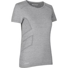 Geyser Dam Sömlös T-shirt - Gråmelerad
