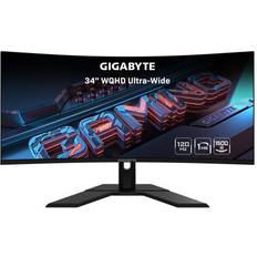 Gigabyte GS34WQC 34' VA Curved Gaming Monitor 120Hz/OC 135Hz 1ms MPRT HDMI DP Black