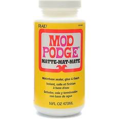 Allround Glue Plaid Mod Podge Medium Matte, 16 oz. Clear, 2/Pack 58362-PK2 Clear