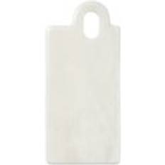 Marmer Snijplanken Broste Copenhagen Oline Snijplank 14x31 cm White Marble