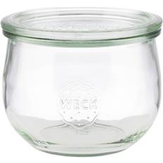 Weck glas 580 APS Weck-krukke 580 ml Sæt med 6 Diameter 110 mm 90 mm Køkkenbeholder