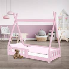 Roze Bedden Kinderbed Tipi 70 x 140 cm Roze