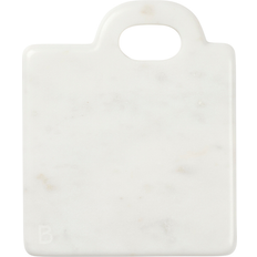 Broste Copenhagen Olina 14x17 cm White Marble Skærebræt