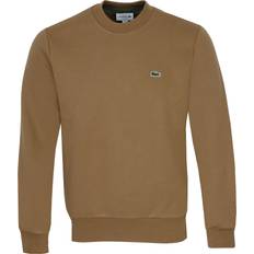 Lacoste Men's Organic Brushed Cotton Jogger Sweatshirt - Brown