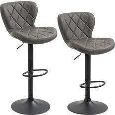 Bar Stools Homcom Diamond Bar Stool 112cm 2pcs