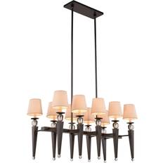 Lighting Elegant Lighting 1489G38BZ Olympia Collection Pendant Lamp