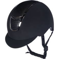 Polyester Riding Helmets HKM Carbon Professional - Black