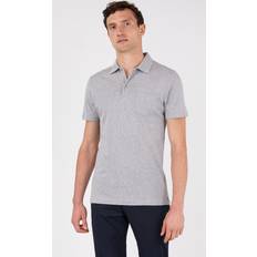 Sunspel riviera polo Sunspel Riviera Polo Shirt Grey Melange