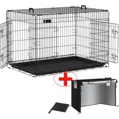 Vounot Dog Crate Portable Foldable Secure Pet Puppy Cage with Cover XXL