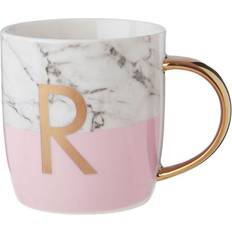 Premier Housewares Cups Premier Housewares Maison Mimo Pastel R Letter Monogram Cup