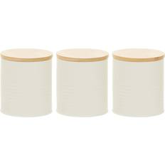 Küchenaufbewahrung Premier Housewares Set of three Alton Cream Kitchen Container