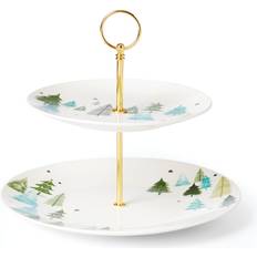 Lenox Balsam 2 Tiered Dinner Cake Stand