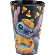 Nero Bicchieri Disney Stitch Jack O' Lantern Set of 4 Halloween Tumblers Bicchiere