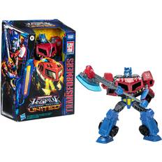 Transformers optimus prime leksaker Hasbro Transformers Generations Legacy United Voyager Class Actionfigur Animated Universe Optimus Prime 18 cm