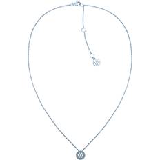 Halskjeder Tommy Hilfiger Crystal Ice Blue Necklace 2780737 Woman Stainless Steel