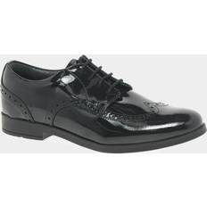 Start-rite Brogue Leather School Shoes - Black