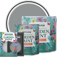 Paint Rust-Oleum Satin Mid-Anthracite Wood Paint Grey 0.75L