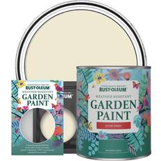 Blanc - Peinture Bois Peintures Rust-Oleum Garden Gloss Quarry Wood Paint White 0.75L