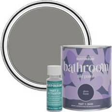 Paint Rust-Oleum Bathroom Tile Paint Gloss Finish School Grey