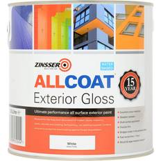 Zinsser White - Wood Paints Zinsser Allcoat Water Based Exterior Gloss Wood Paint White