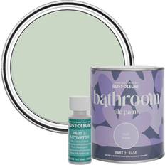 Paint Rust-Oleum Bathroom Tile Green