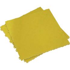 Revêtements de sol Sealey FT3Y 400 x 400mm Yellow Treadplate Polypropylene Floor Tile 9pk