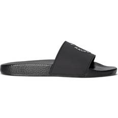 Polo Ralph Lauren Men Slides Polo Ralph Lauren Leather Slider Sandals, Black