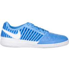 Blue - Indoor (IN) Football Shoes Nike Lunar Gato II IC M - University Blue/White