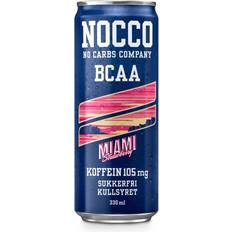 Sukkerfritt Matvarer Nocco BCAA Miami Jordbær