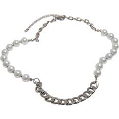 Smycken Urban Classics Tillbehör Pearl Various Chain Halsband, One Size, Metall, Ingen ädelsten