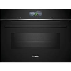 Siemens 60 cm - Grillfunktion - Inbyggnadsugnar - Rostfritt stål Siemens CM736G1B1 Mikro-kombiovn Rustfri stål