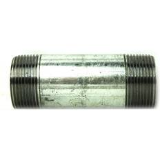 Waste Pipes 1-1/4" x 4-1/2" Galvanized Steel Nipple